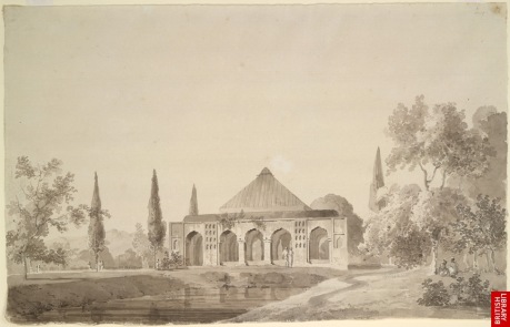 Jahangir_Khan's_Garden,_Najibabad,_March_1789